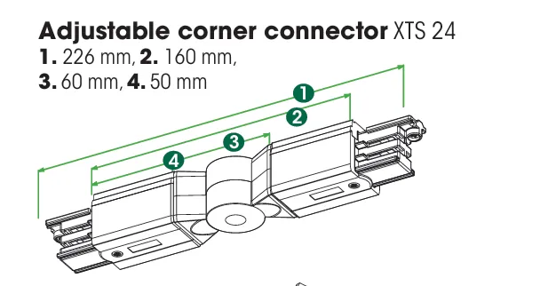 Connecteur flexible 3 circuits — Blanc (KKT301276)