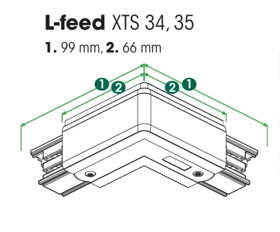 Connecteur L 3 circuits — Gris (KKT301296)