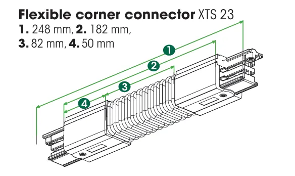 Connecteur flexible 3 circuits — Noir (KKT301261)