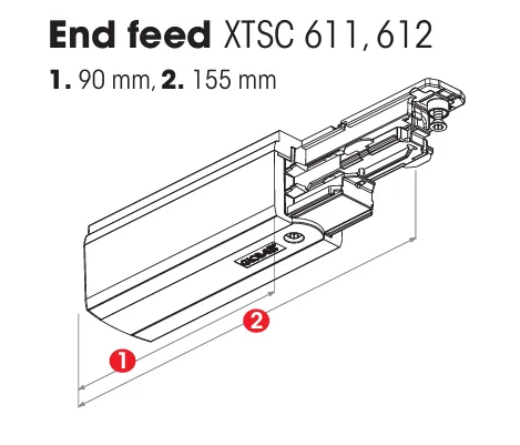Alimentation (end-feed) 3 circuits — Blanc (KKT305113)