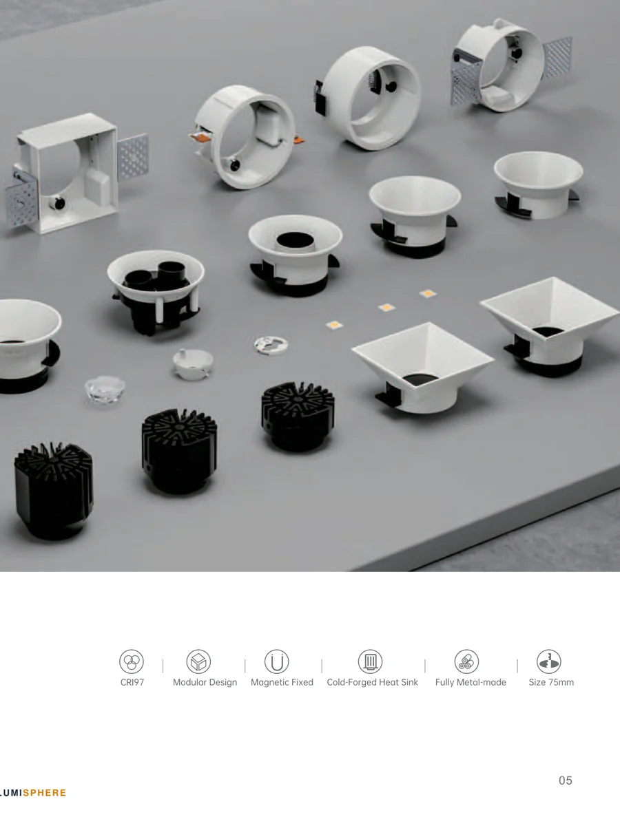 Couverture — Catalogue Arcllux Glorious — Downlights