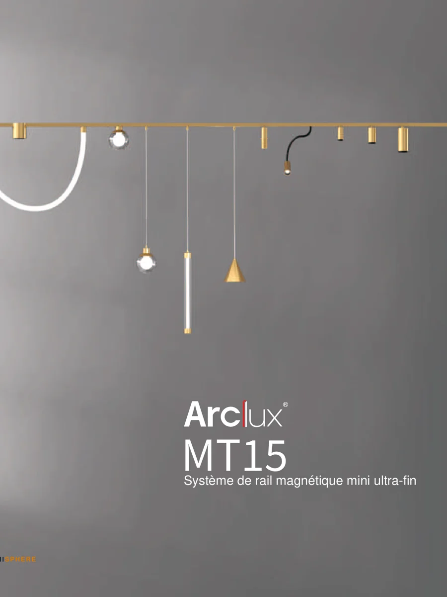 Couverture — Catalogue Arcllux MT15 — Rail magnétique