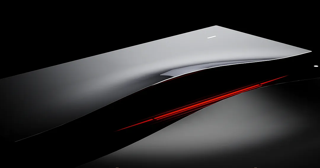 Panneau Modena incurvé, inspiré des lignes d'une supercar — feu arrière rouge illuminé